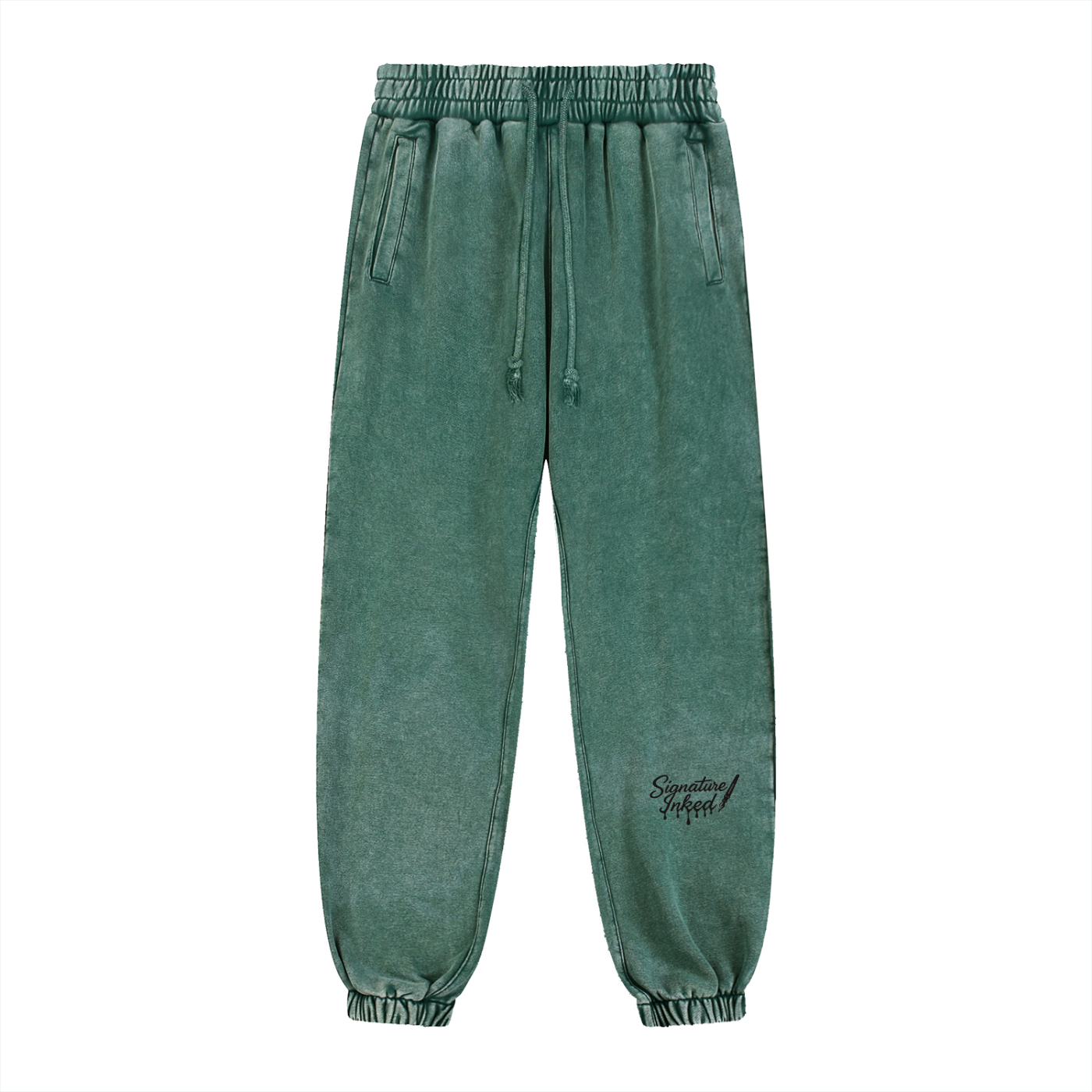Signature Inked Snow Wash Heavyweight Jogged Sweatpants