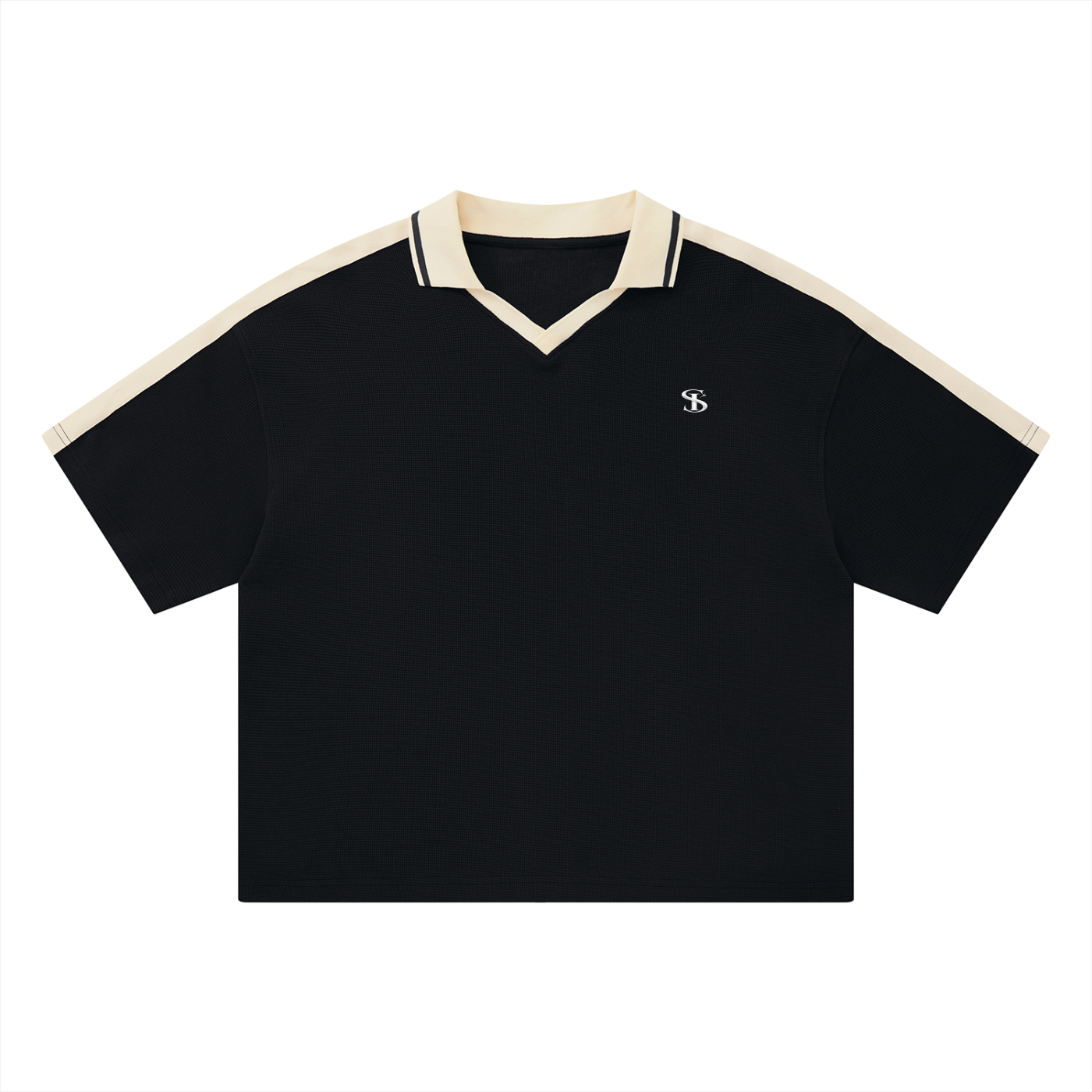 Unisex Signature Inked Color Block Polo Shirt