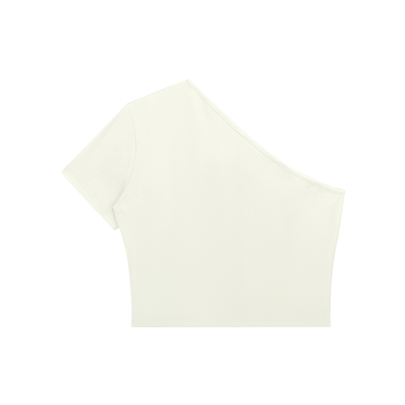 Women's One-Shoulder Crop Shirt
