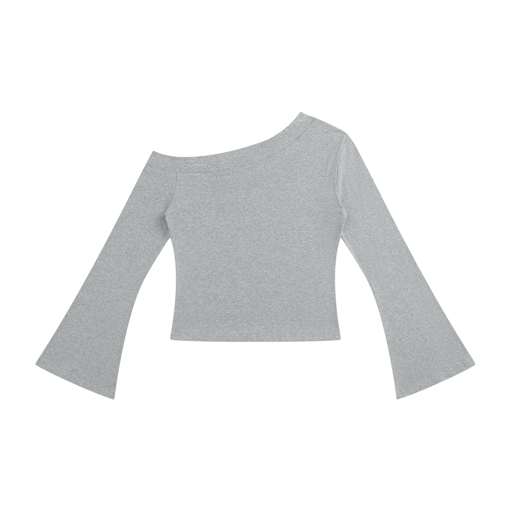 Women's Off-Shoulder Bell Sleeve T-Shirt