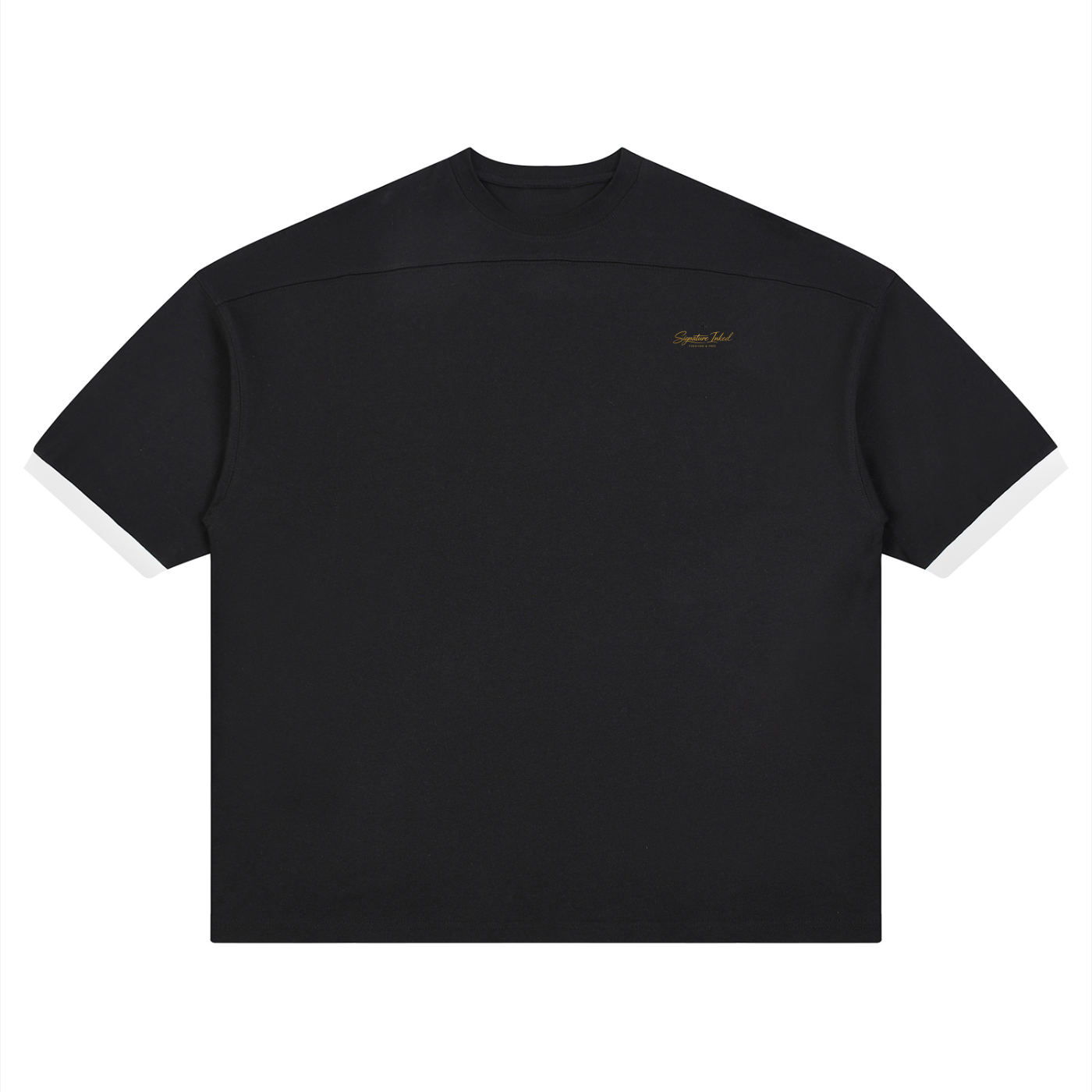 Color Block Drop Shoulder Street T-Shirt