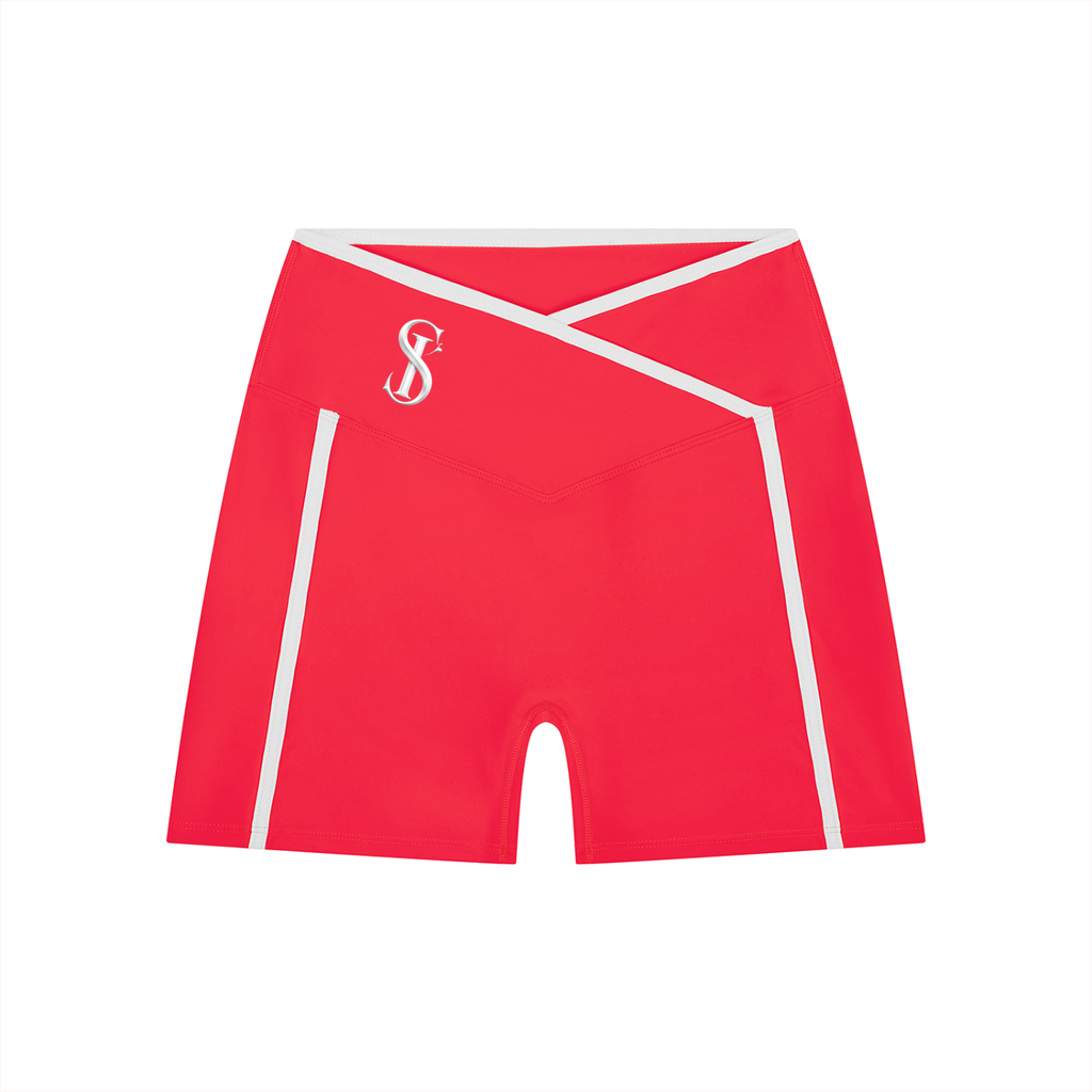 Women’s SI High Rise Color Block Yoga Shorts
