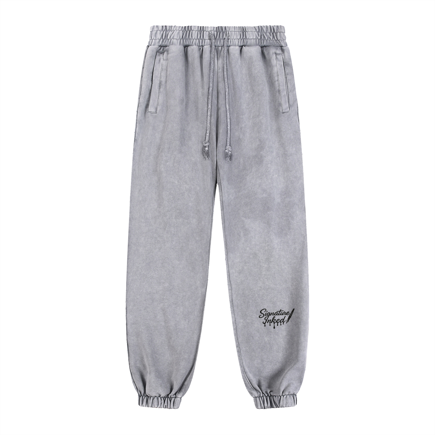 Signature Inked Snow Wash Heavyweight Jogged Sweatpants