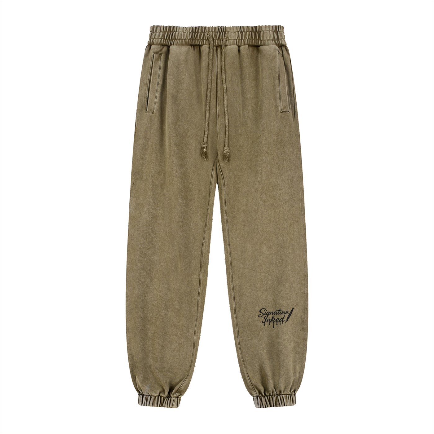 Signature Inked Snow Wash Heavyweight Jogged Sweatpants