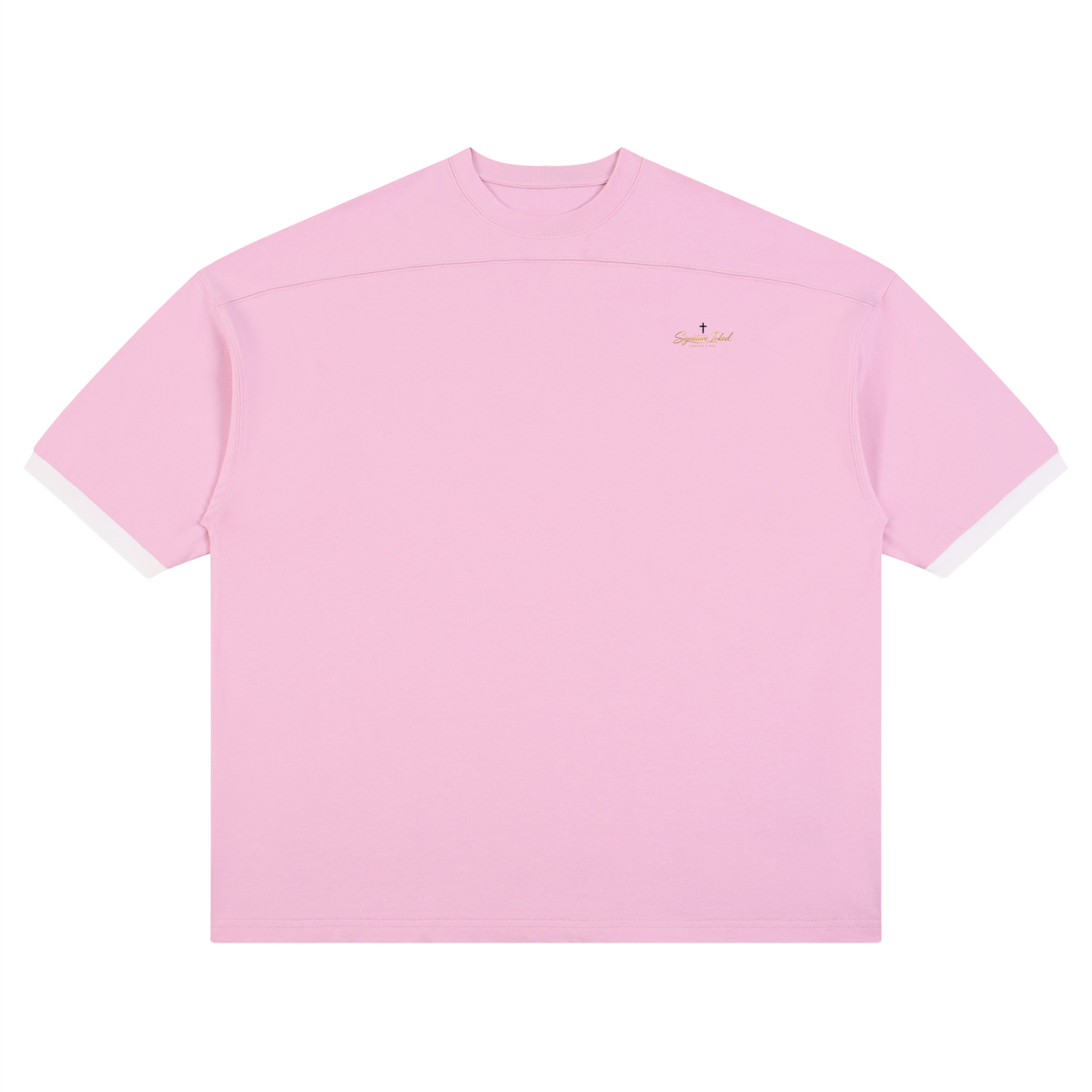 Color Block Drop Shoulder Street T-Shirt