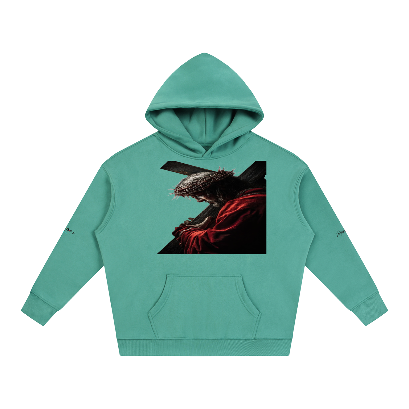 Philippians 4:13 Oversize Fleeced Hoodie