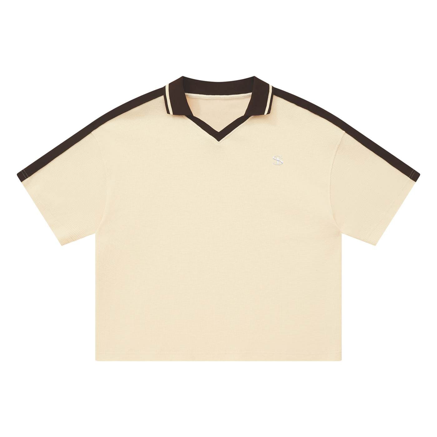 Unisex Signature Inked Color Block Polo Shirt