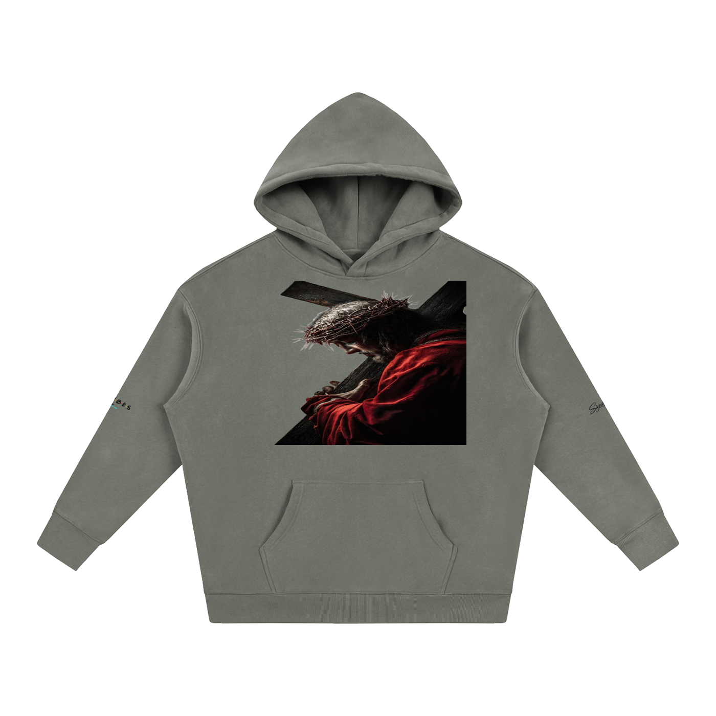 Philippians 4:13 Oversize Fleeced Hoodie