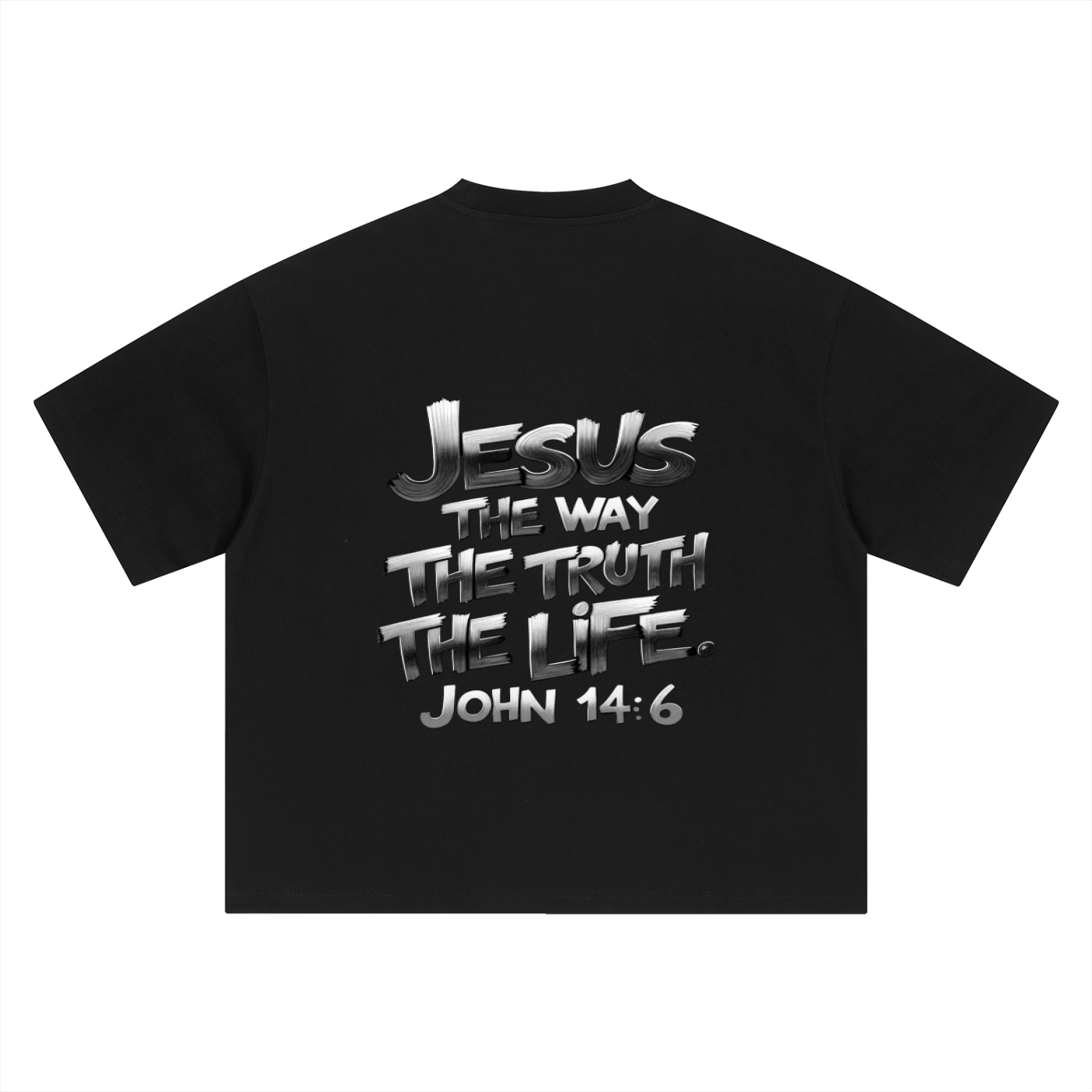 Boxy Oversized  John 14:6 T-Shirt