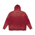 Unisex SI Distressed Full Zip Sweater