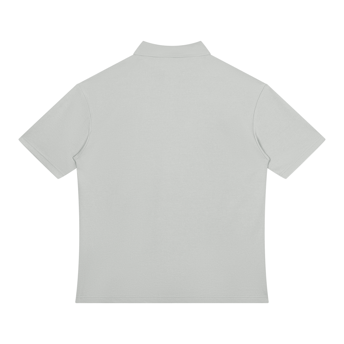 Unisex Color Block Quarter-Zip Polo Shirt