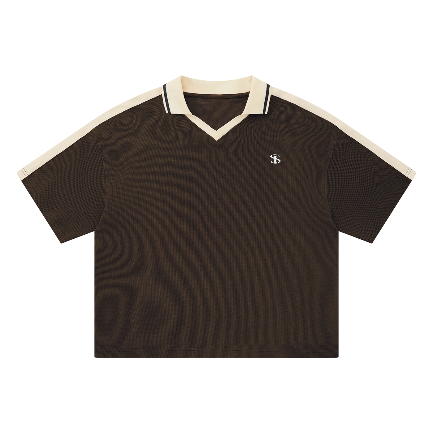 Unisex Signature Inked Color Block Polo Shirt