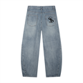 Men's SI Wash Barrel Leg Jeans