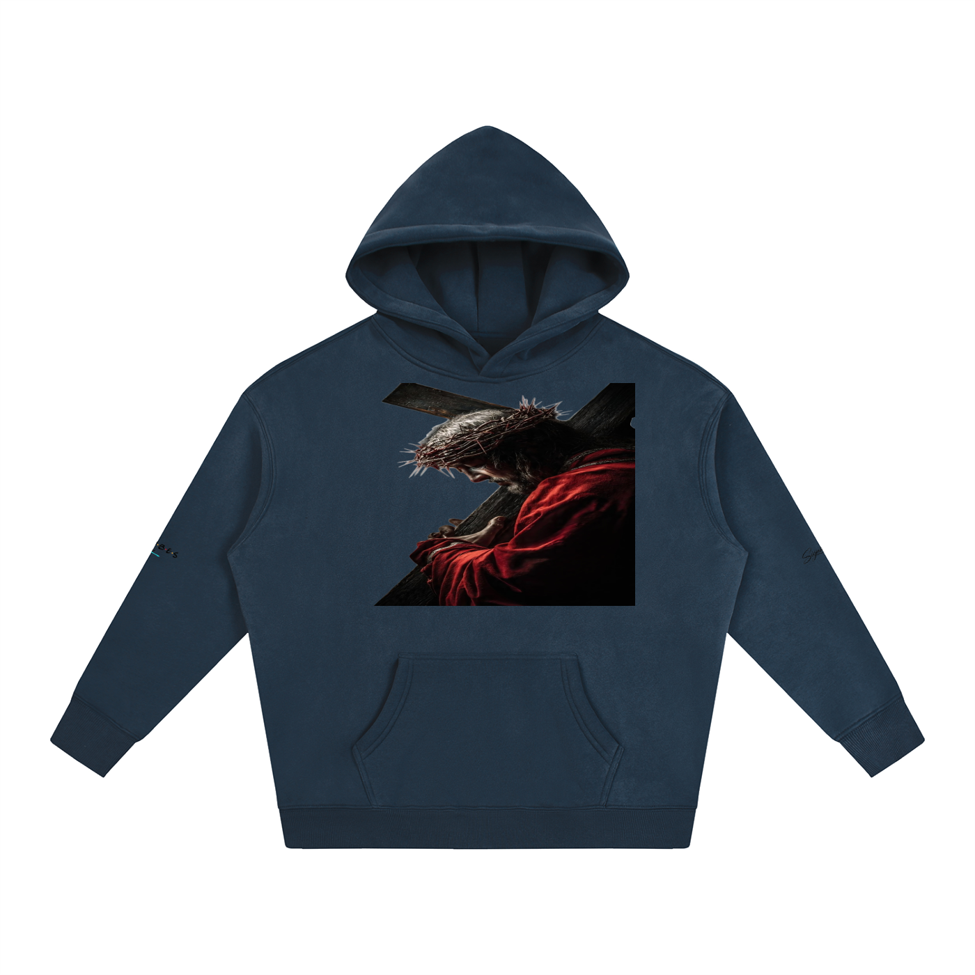 Philippians 4:13 Oversize Fleeced Hoodie