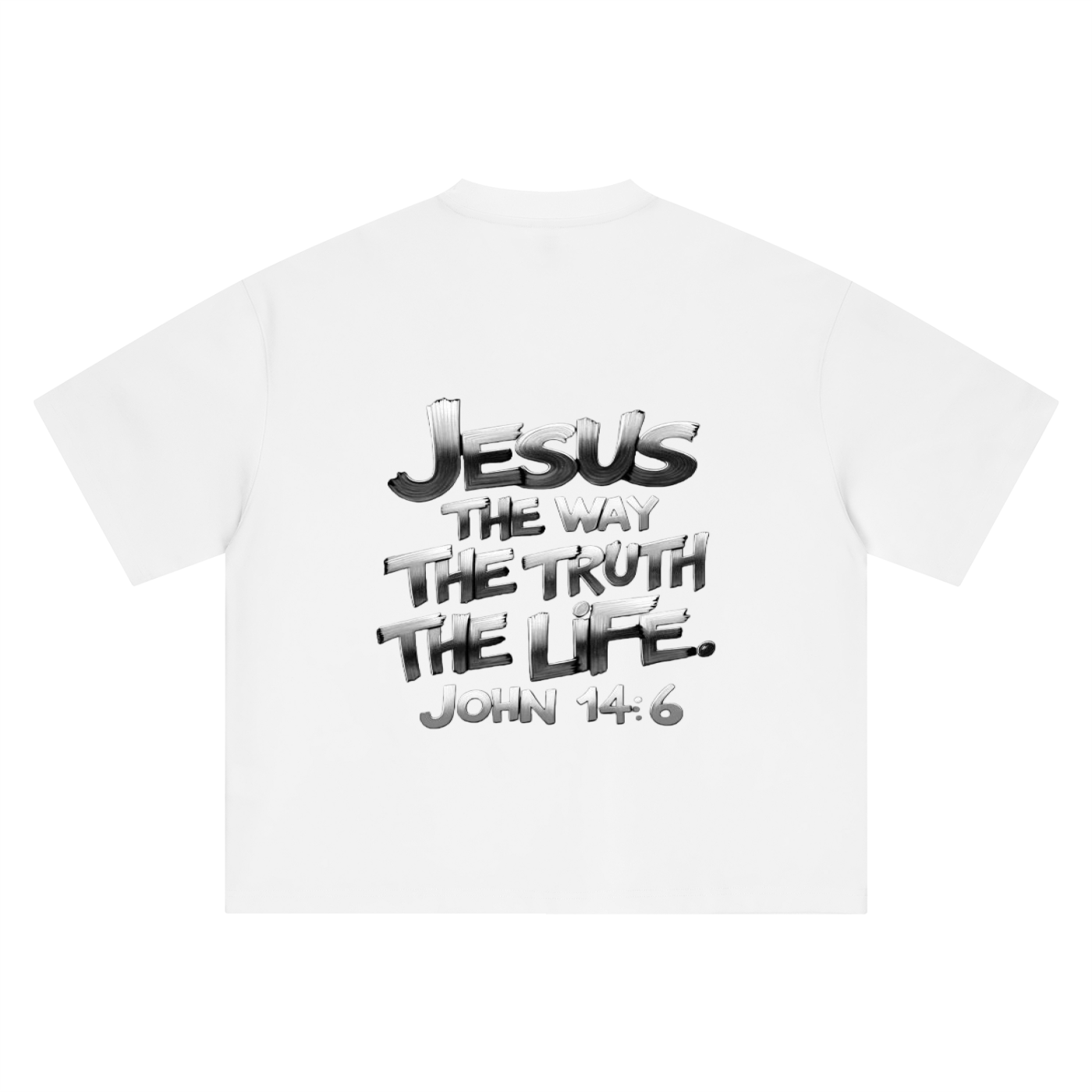 Boxy Oversized  John 14:6 T-Shirt