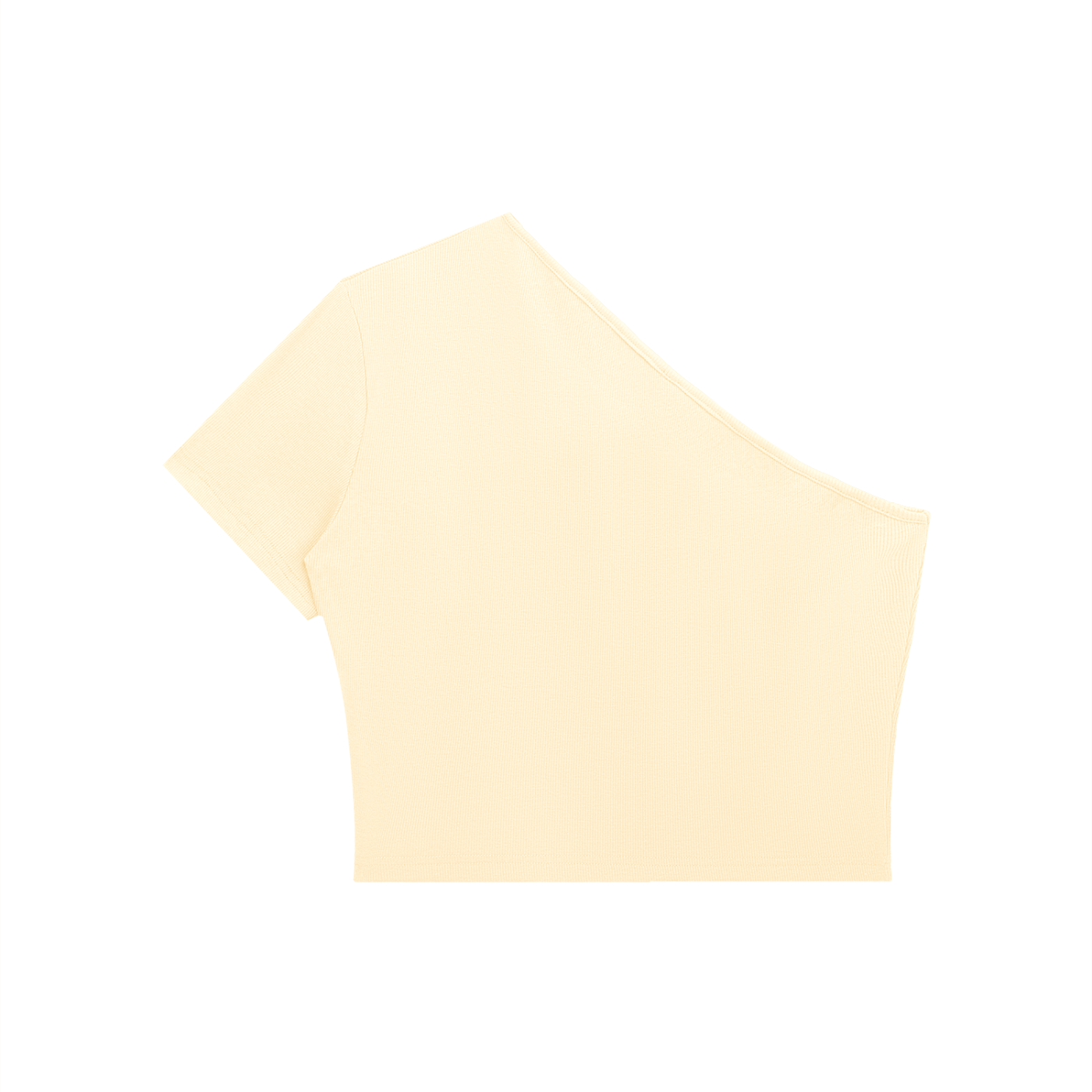 Women's One-Shoulder Crop Shirt