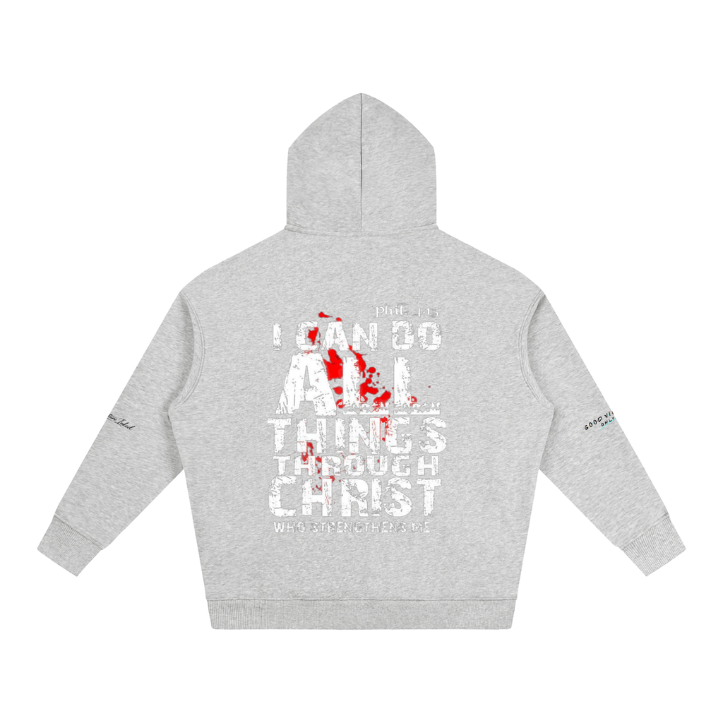 Philippians 4:13 Oversize Fleeced Hoodie