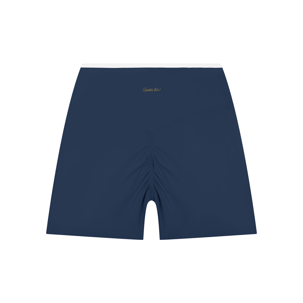 Women’s SI High Rise Color Block Yoga Shorts