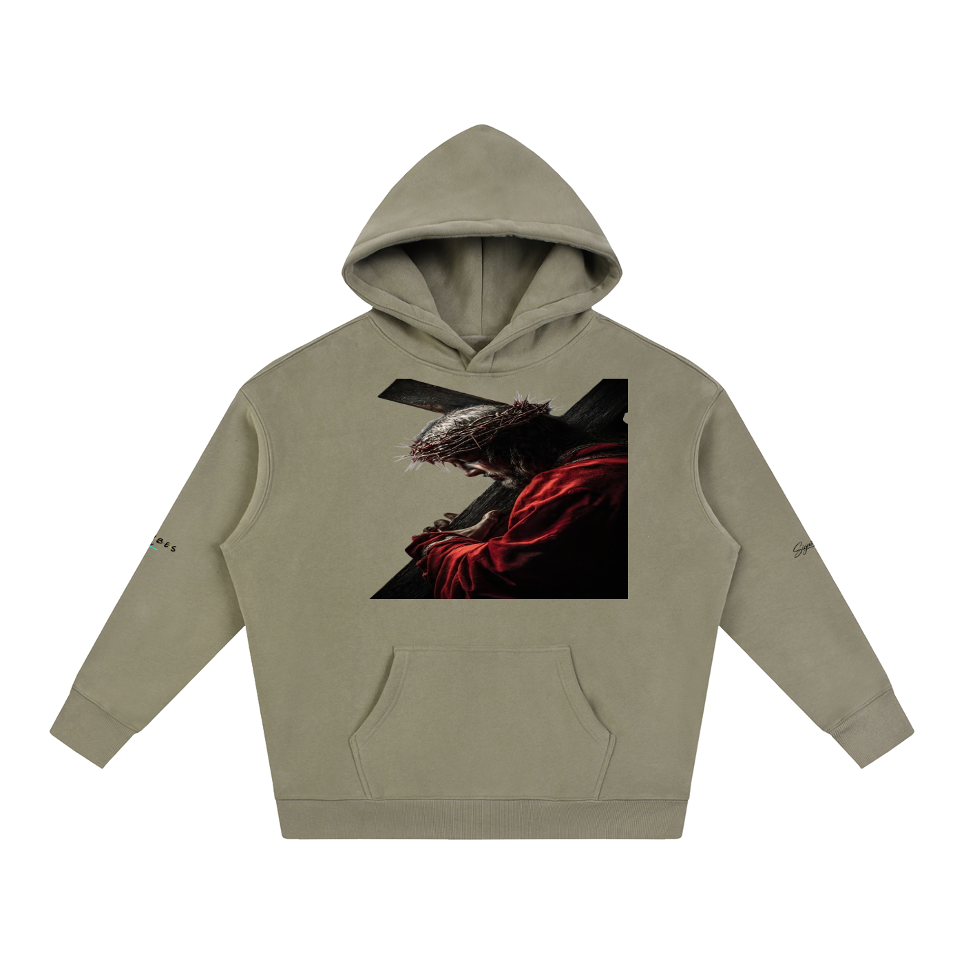 Philippians 4:13 Oversize Fleeced Hoodie