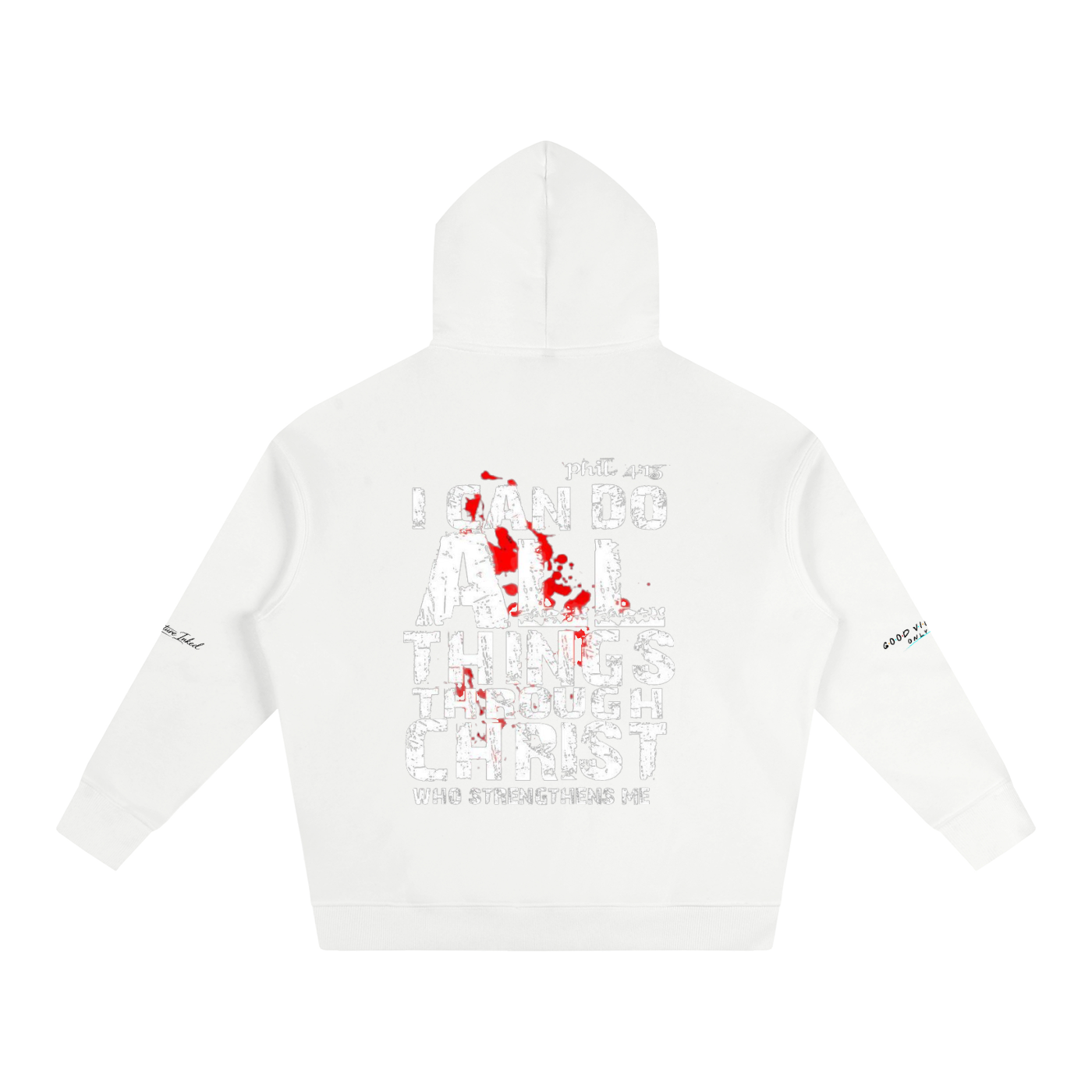 Philippians 4:13 Oversize Fleeced Hoodie
