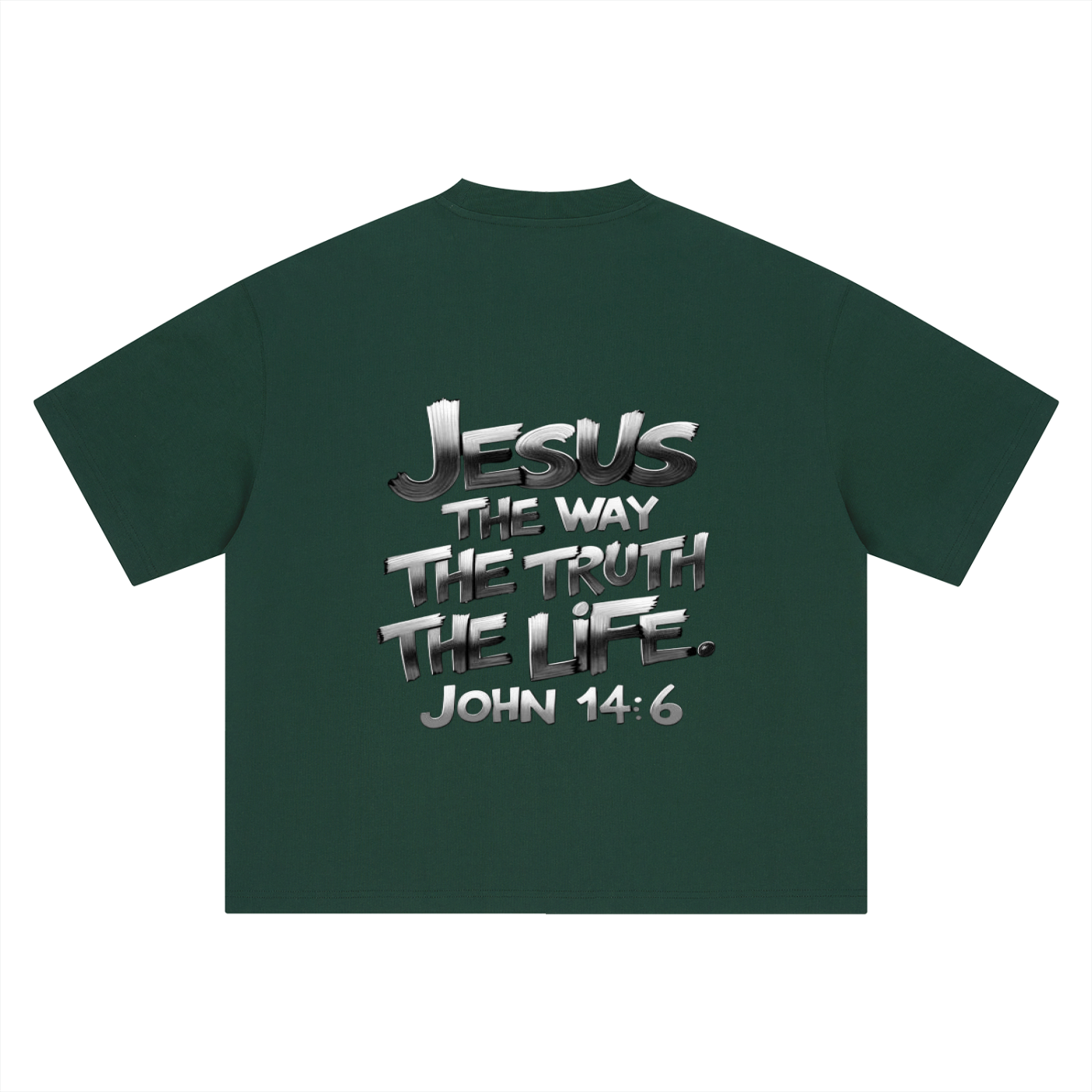 Boxy Oversized  John 14:6 T-Shirt