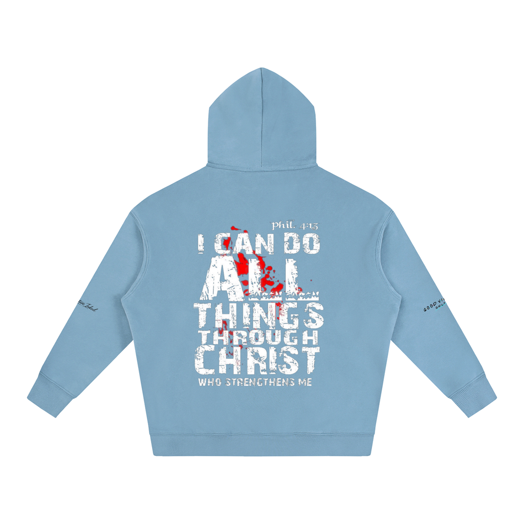 Philippians 4:13 Oversize Fleeced Hoodie