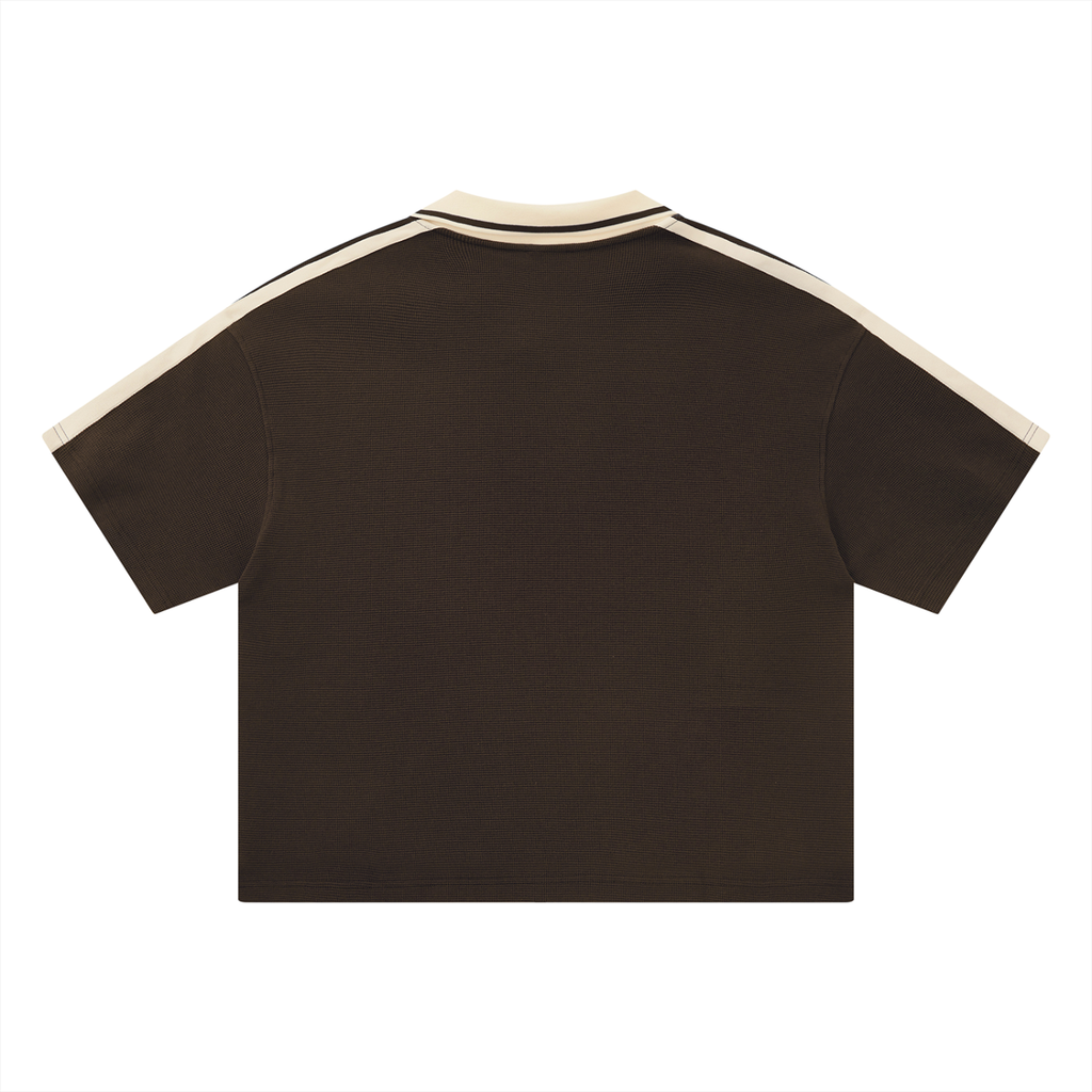 Unisex Signature Inked Color Block Polo Shirt