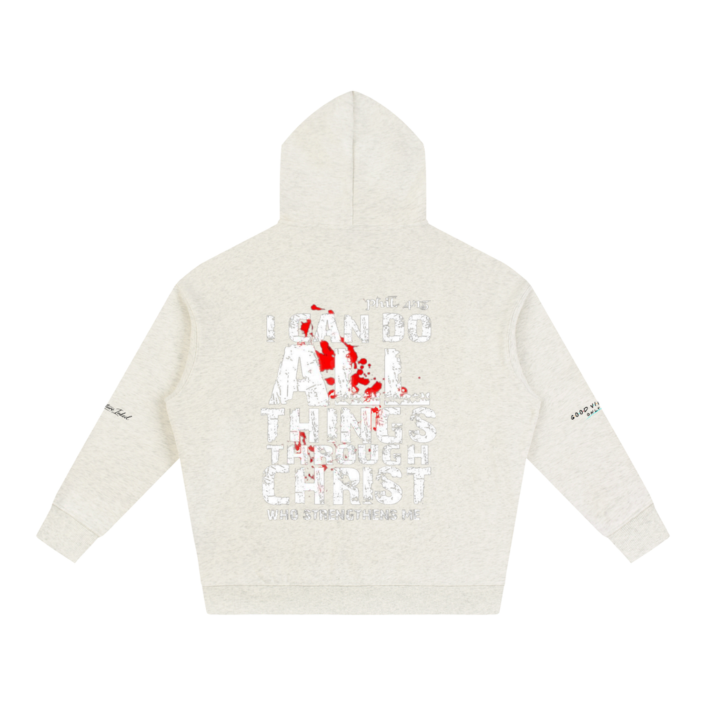 Philippians 4:13 Oversize Fleeced Hoodie