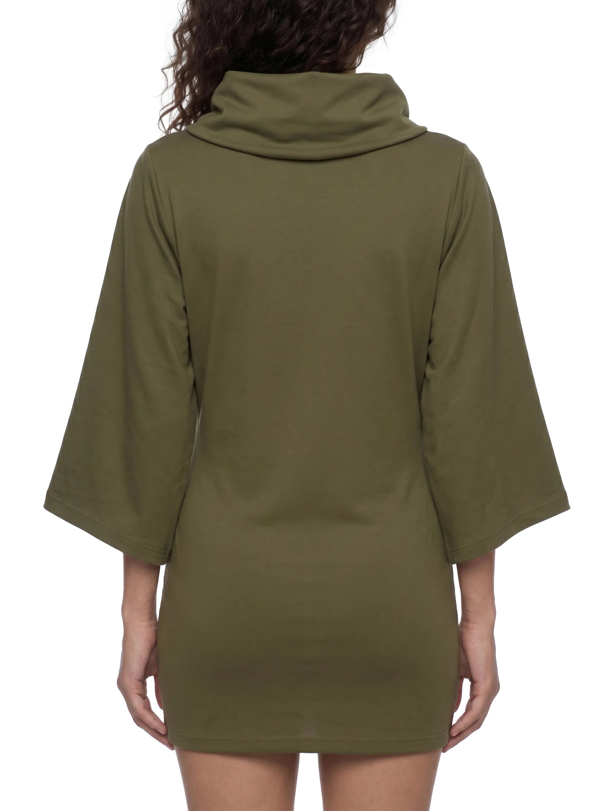 Women’s  Signature Inked Turtleneck Batwing dress