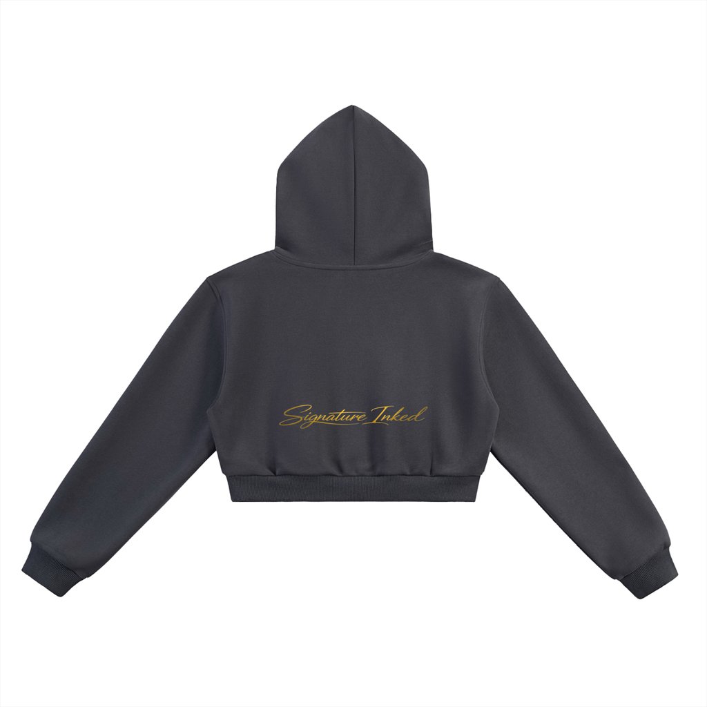 Just Spit on It Cropped Hoodie