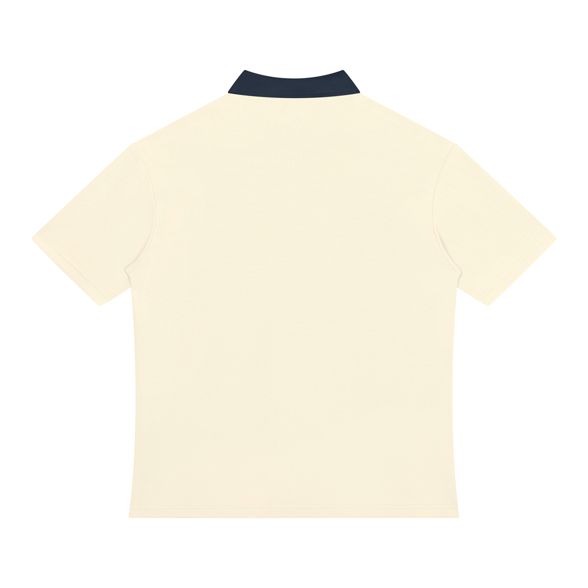 Unisex Color Block Quarter-Zip Polo Shirt