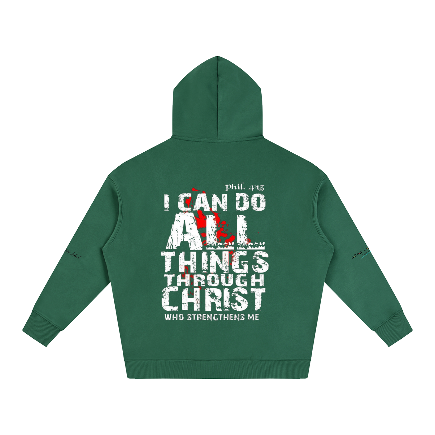 Philippians 4:13 Oversize Fleeced Hoodie