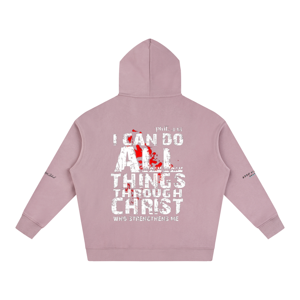 Philippians 4:13 Oversize Fleeced Hoodie