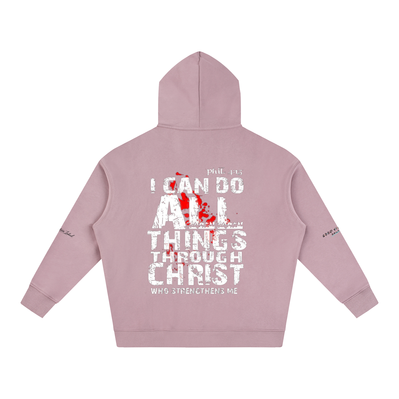 Philippians 4:13 Oversize Fleeced Hoodie
