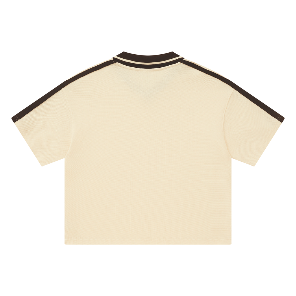 Unisex Signature Inked Color Block Polo Shirt