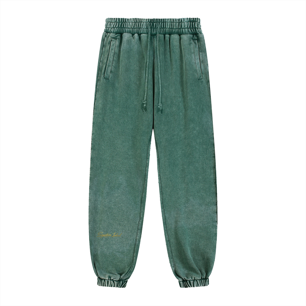 Snow Wash Signature Inked Heavyweight Jogged Sweatpants