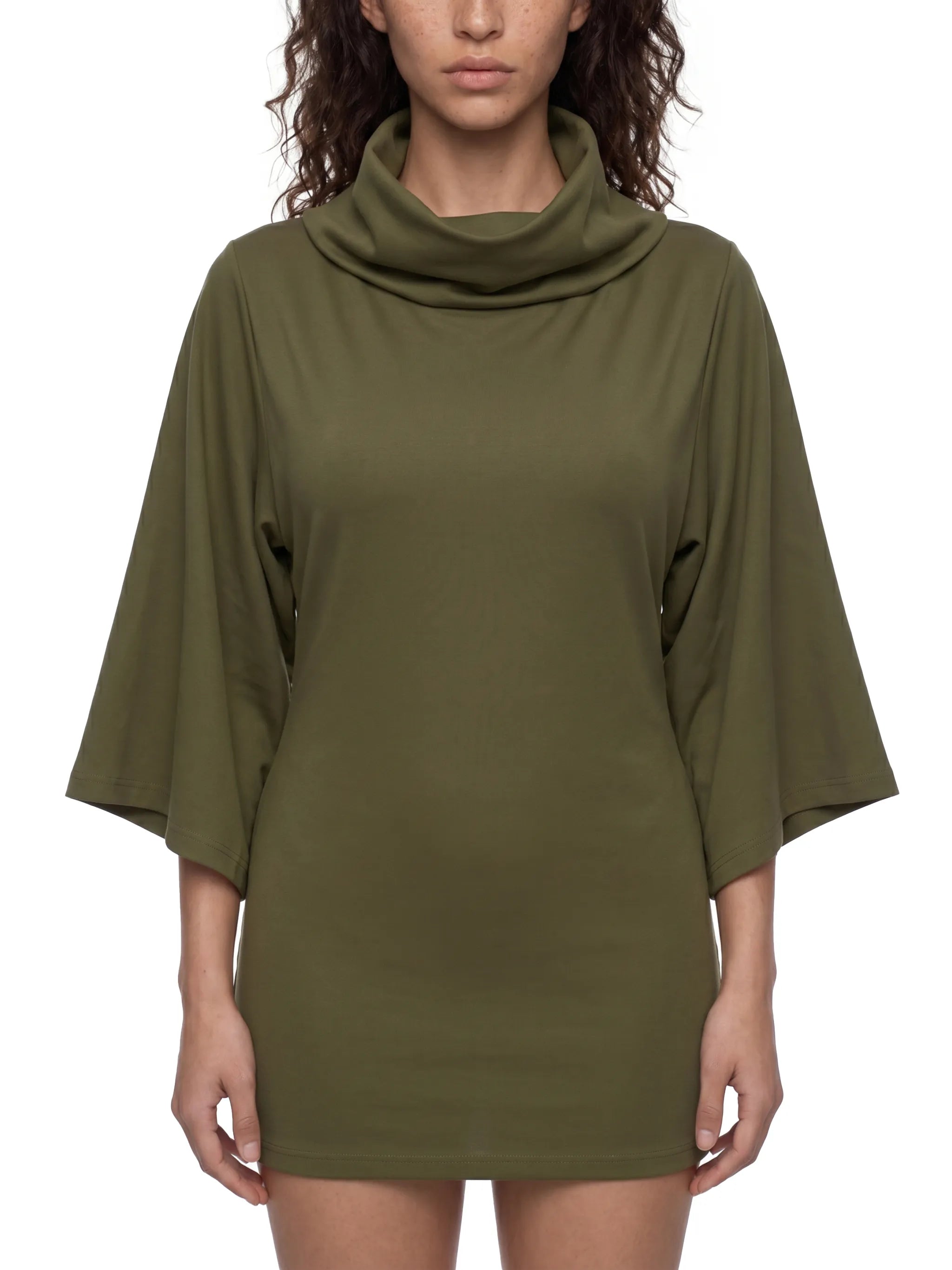 Women’s  Signature Inked Turtleneck Batwing dress