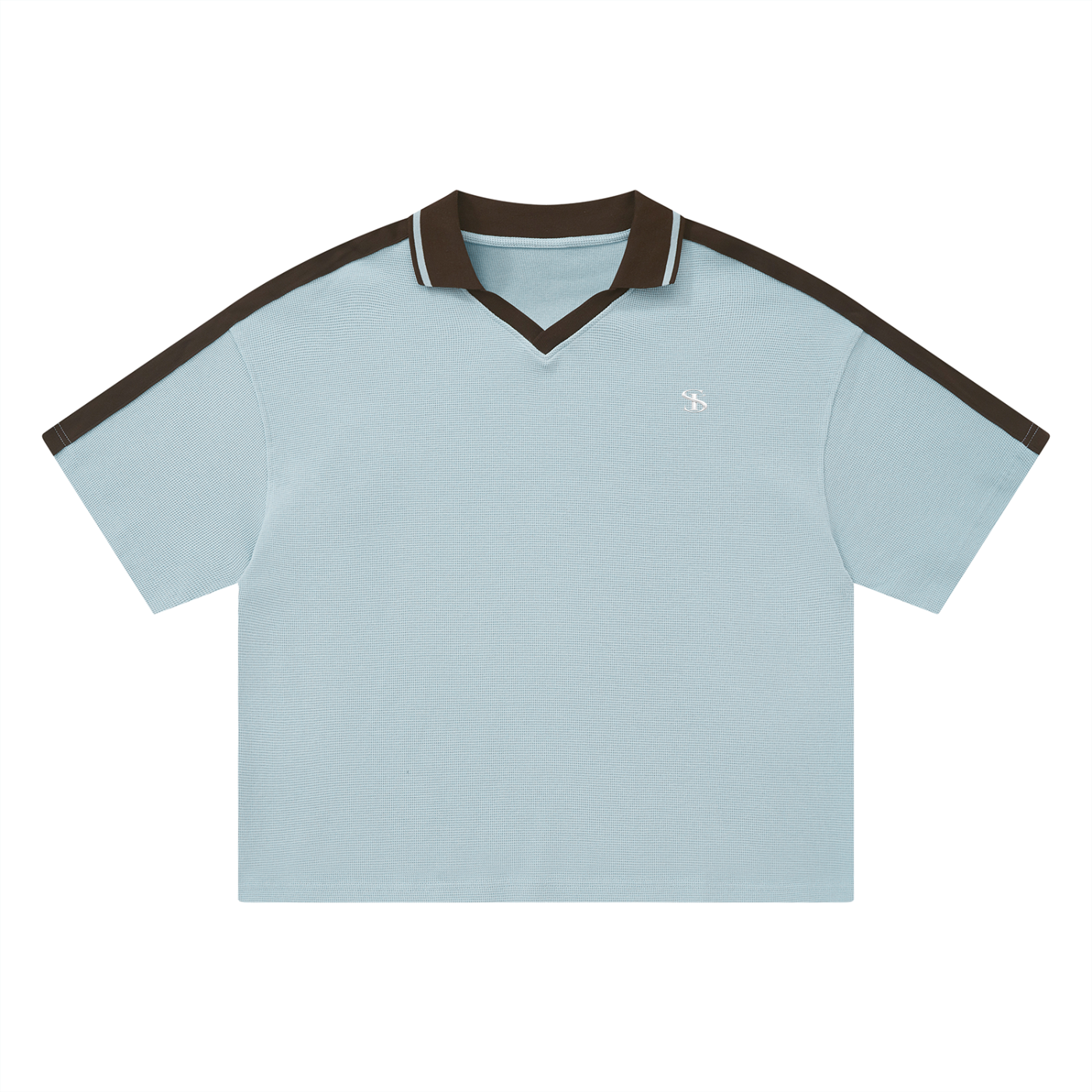 Unisex Signature Inked Color Block Polo Shirt