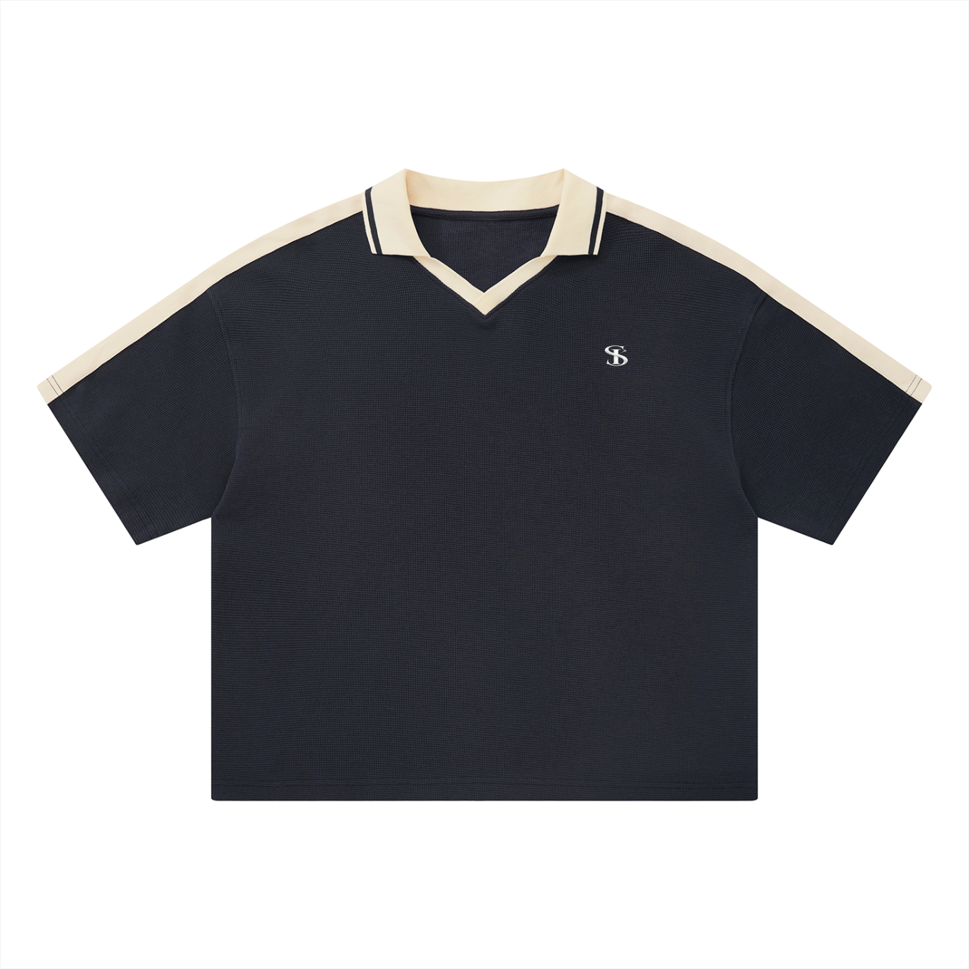 Unisex Signature Inked Color Block Polo Shirt