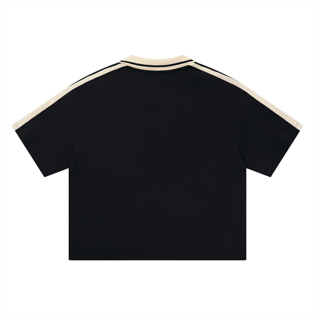 Unisex Signature Inked Color Block Polo Shirt