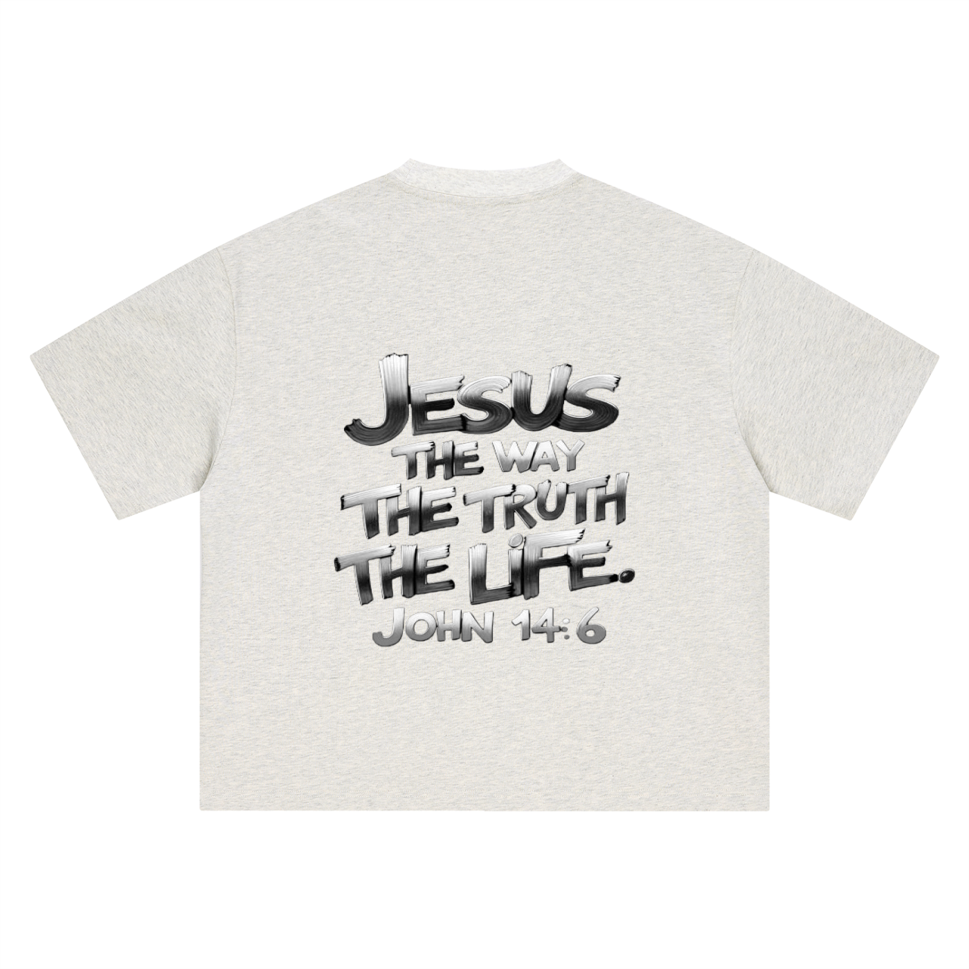 Boxy Oversized  John 14:6 T-Shirt