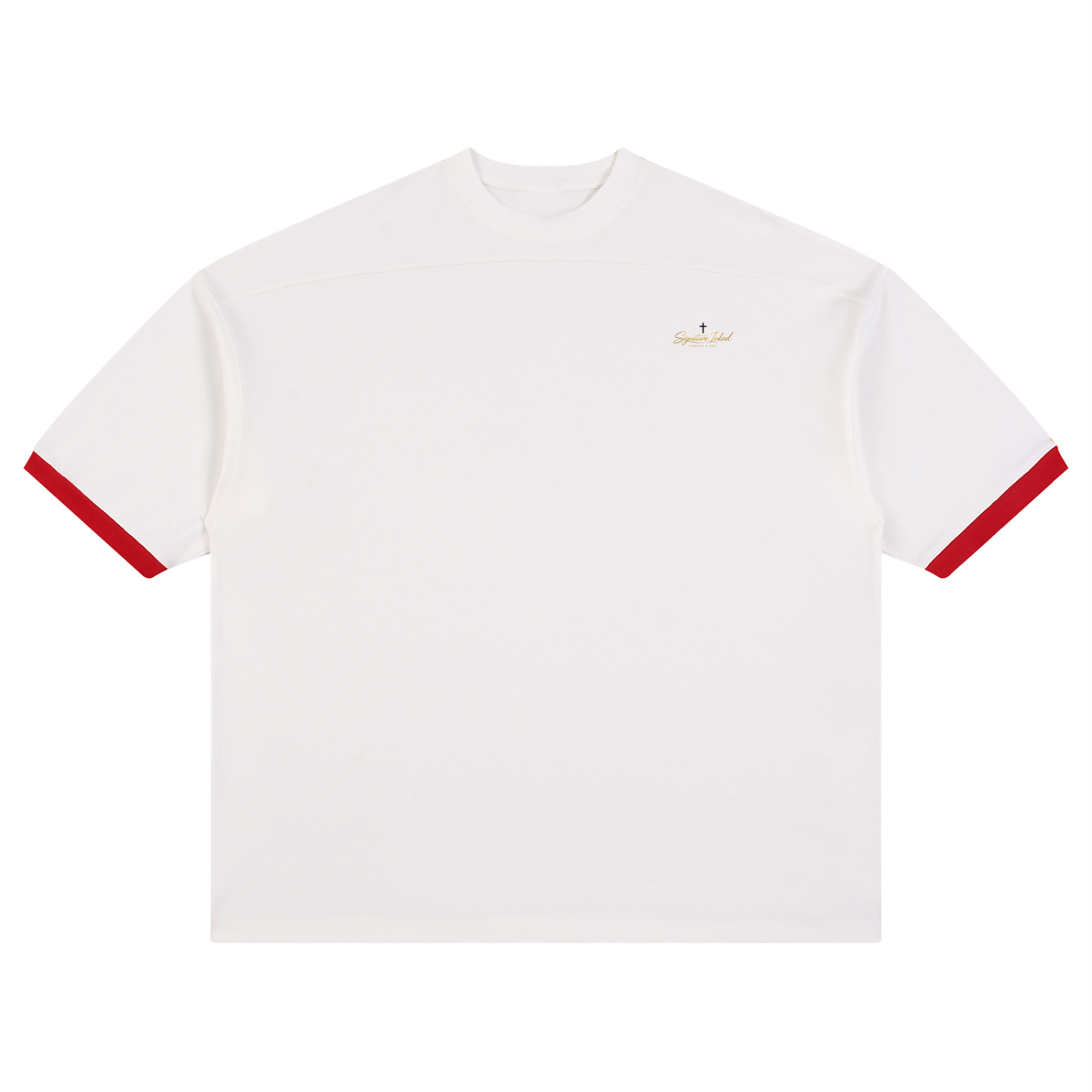 Color Block Drop Shoulder Street T-Shirt