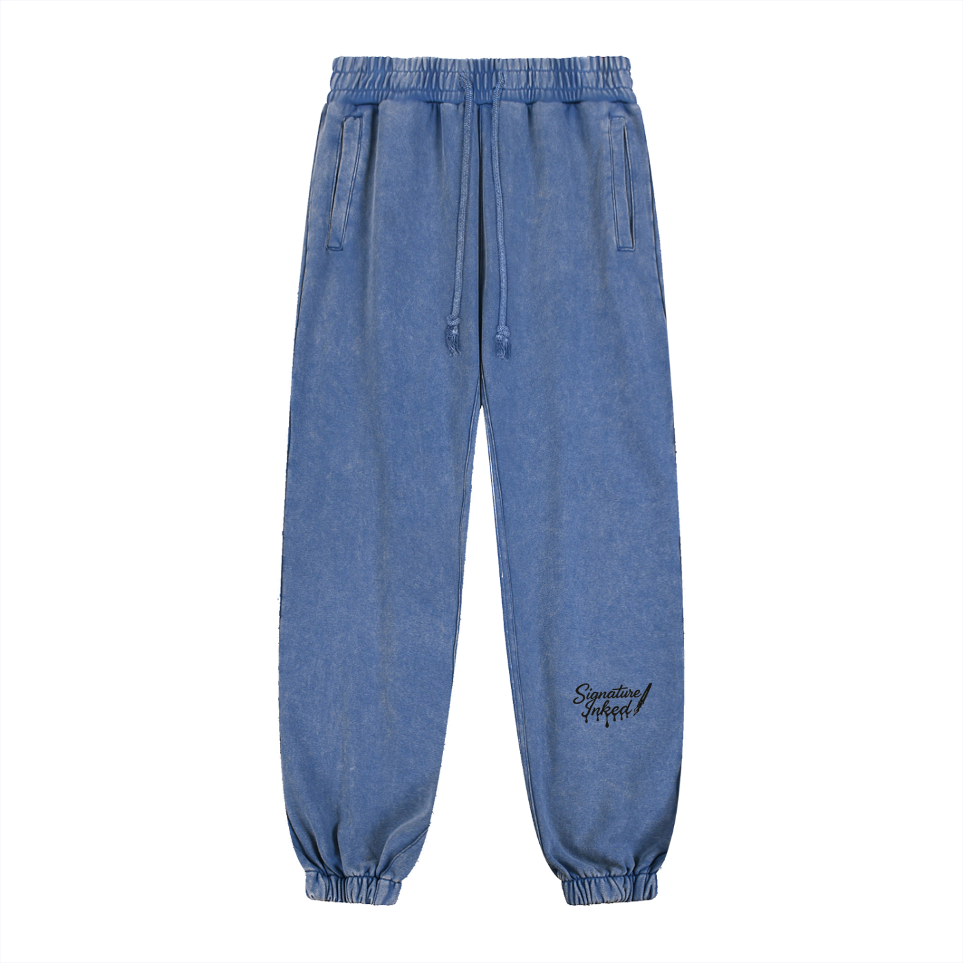 Signature Inked Snow Wash Heavyweight Jogged Sweatpants