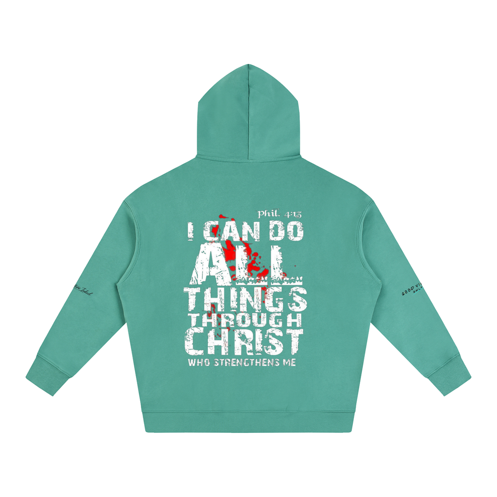 Philippians 4:13 Oversize Fleeced Hoodie