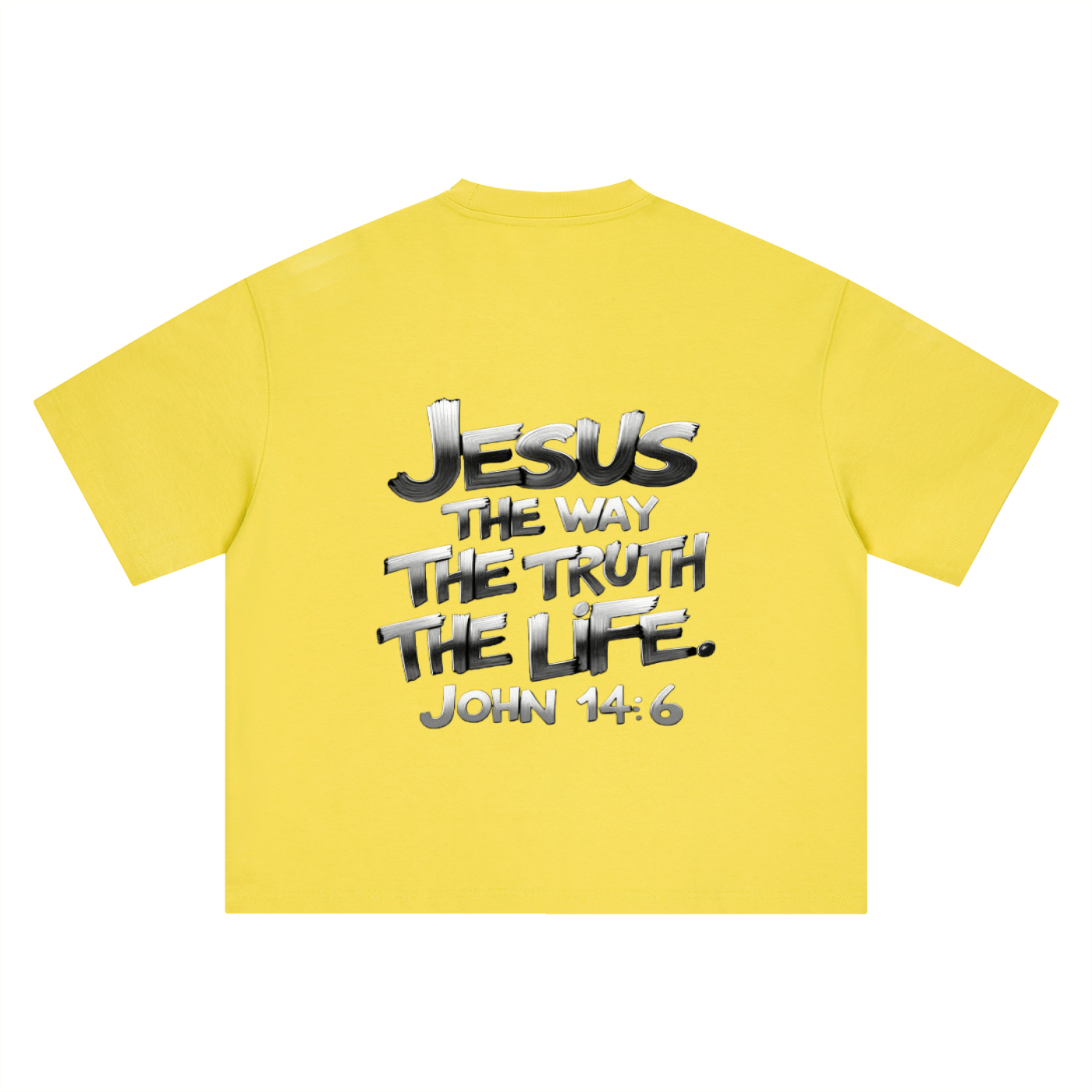 Boxy Oversized  John 14:6 T-Shirt