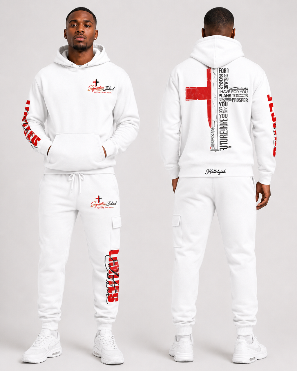 Jeremiah 29:11 Signature Inked Hoodie Set