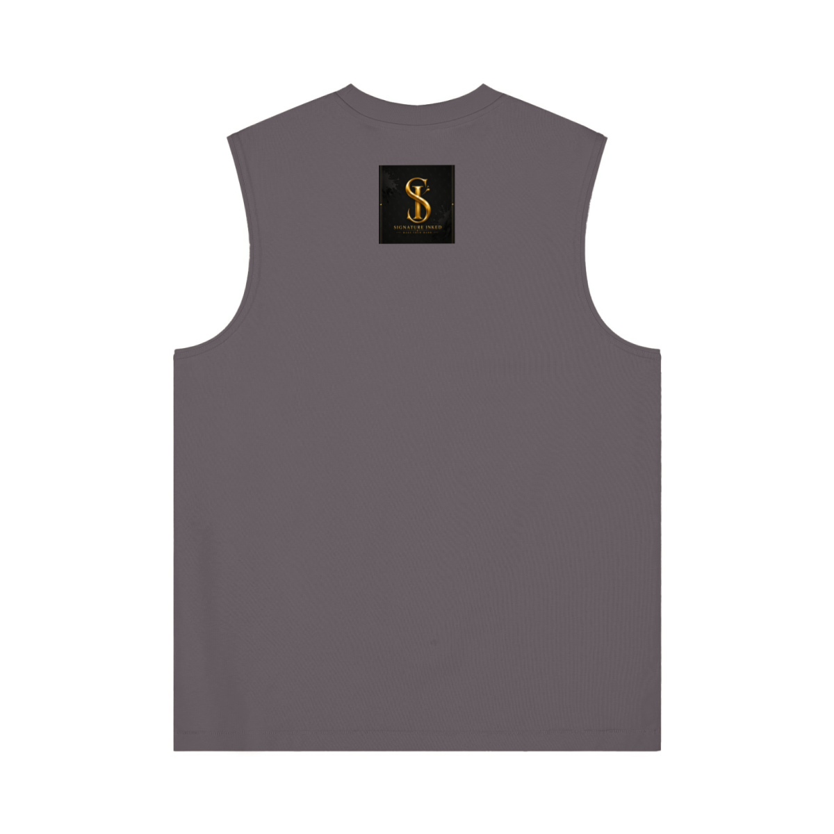 230GSM Unisex Ice-Feel Cooling Solid-Color Crew Neck Tank Top Plum