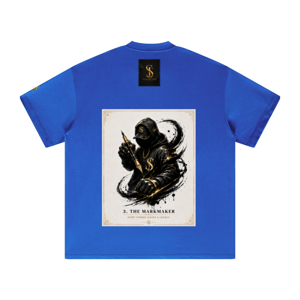305GSM Unisex FOG Earth-Tone 20-Color Drop-Shoulder T-shirt Royal Blue