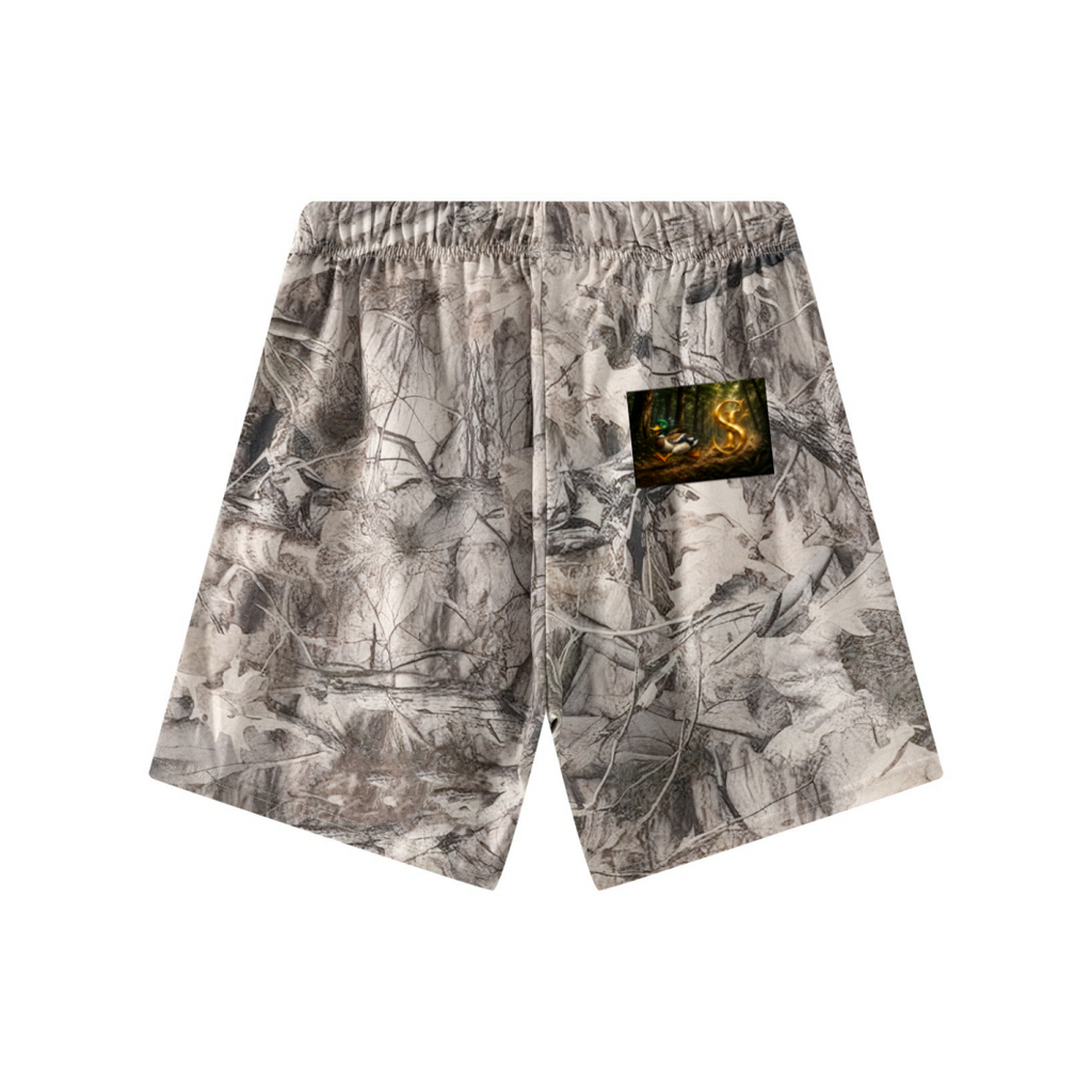 240GSM Men’s Relaxed Fit Camouflage Shorts Branch Camouflage