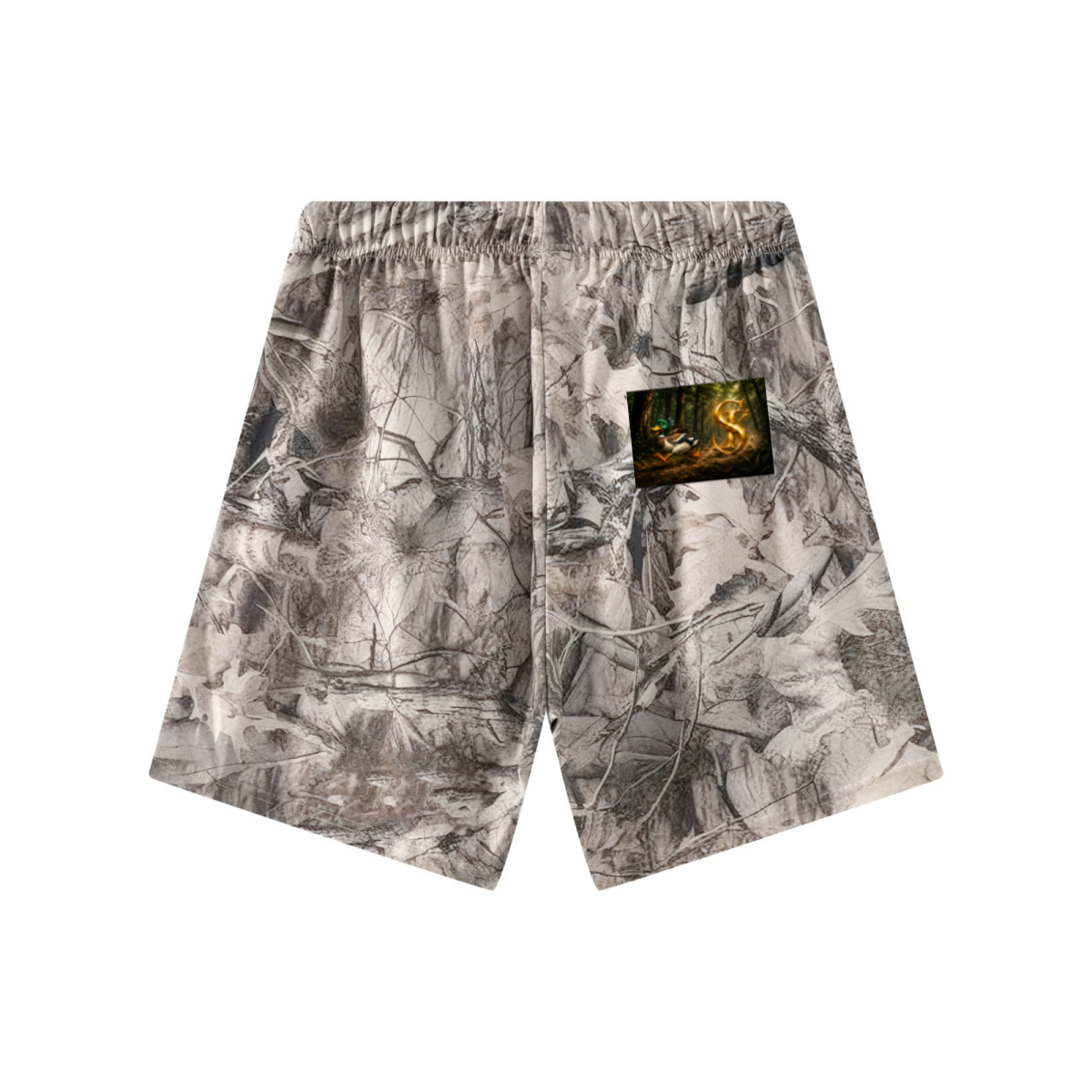 240GSM Men’s Relaxed Fit Camouflage Shorts Branch Camouflage